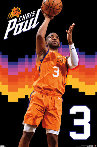 Chris Paul "Sun Valley Superstar" Phoenix Suns NBA Basketball Poster - Trends 2021