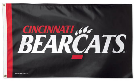 Cincinnati Bearcats Official NCAA Team Logo Deluxe-Edition 3'x5' Flag - Wincraft Inc.