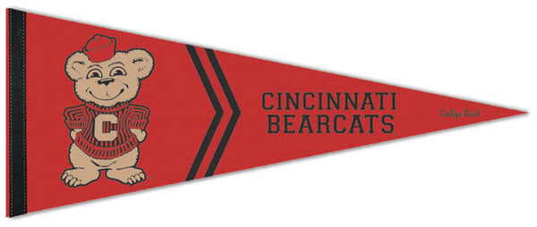 Cincinnati Bearcats "Bearcat 1961-62" Official NCAA College Vault Premium Felt Collector's Pennant - Wincraft Inc.