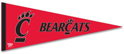 Cincinnati Bearcats Official NCAA Team Logo Premium Felt Collector's Pennant - Wincraft Inc.