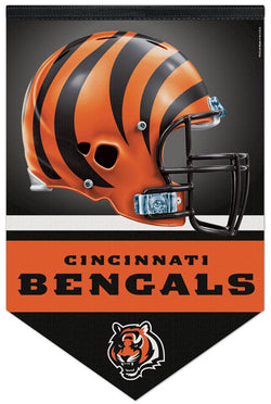 Cincinnati Bengals Official NFL Football Premium Felt 17x26 Wall Banner - Wincraft Inc.