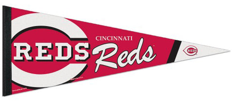 Cincinnati Reds Logo-Style Premium Felt MLB Collector's Pennant - Winc –  Sports Poster Warehouse
