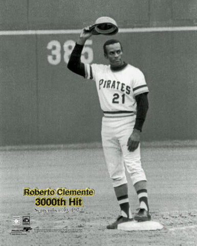 Roberto Clemente 3000th Hit (1972) Pittsburgh Pirates Premium