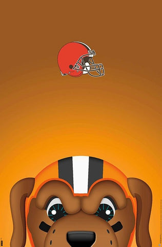 Cleveland Browns "Chomps Style" NFL Theme Art Team Logo Poster - S. Preston/Trends Int'l.