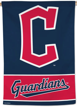 Cleveland Guardians Official MLB Team Logo Collection Premium 28x40 Wall Banner - Wincraft Inc.