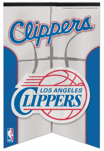 Los Angeles Clippers Official NBA Basketball Team Logo Premium Felt Banner - Wincraft Inc.