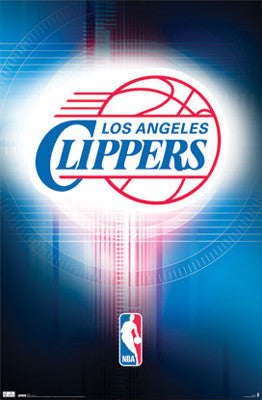 Los Angeles Clippers NBA Team Logo Poster - Costacos Sports