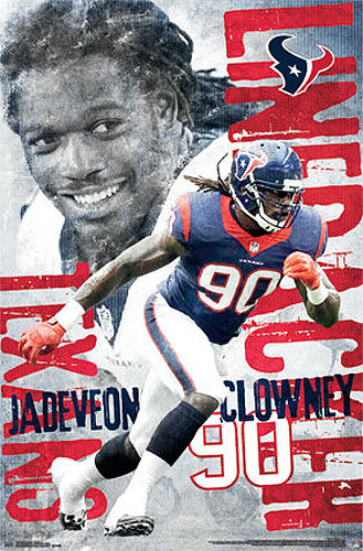 Jadeveon Clowney "Superstar" Houston Texans NFL Poster - Trends International