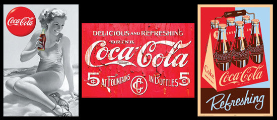COMBO: Classic Coca-Cola 3-Poster Set - Aquarius Images