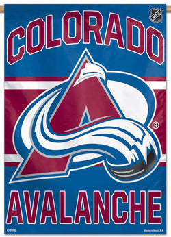 Officially Licensed NHL Colorado Avalanche Poster Print Socks, Size Large/XL | for Bare Feet