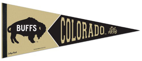 Colorado Buffaloes NCAA College Vault 1960s-Buffs-Style Premium Felt Collector's Pennant - Wincraft Inc.