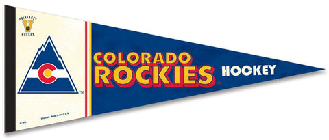Colorado Rockies (1977-82) NHL Vintage Hockey Collection Premium Pennant - WinCraft