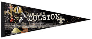Marques Colston "Signature" New Orleans Saints Premium Felt Pennant - Wincraft