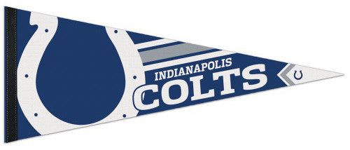 Indianapolis Colts NFL Football Official Logo-Style Premium Felt Pennant - Wincraft Inc.