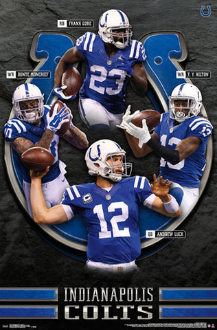 Indianapolis Colts "Superstars 2016" 4-Player NFL Action Poster - Trends International