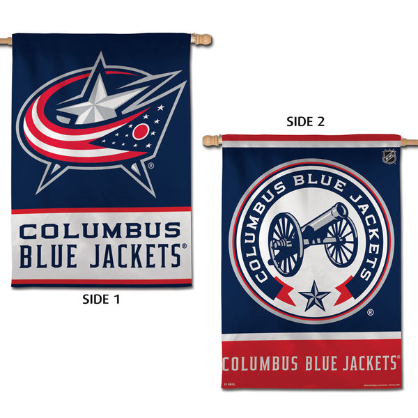 Columbus Blue Jackets Official NHL Hockey 2-Sided Vertical Flag Wall Banner - Wincraft Inc.