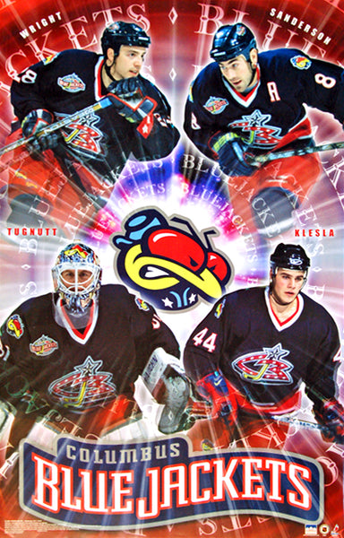 ポスター RT-110949 Columbus Blue Jackets Inaugural Season Superstars Poster (2001-02
