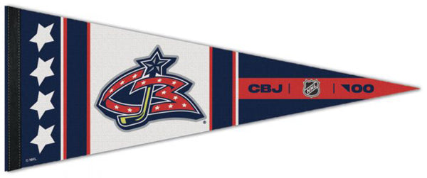 Columbus Blue Jackets "CBJ '00" NHL Reverse-Retro-Style Premium Felt Collector's Pennant - Wincraft