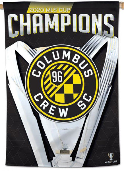 Columbus Crew SC 2020 MLS Champions Official Commemorative Wall BANNER - Wincraft Inc.