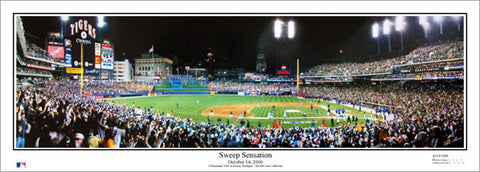 Detroit Tigers Comerica Park "Sweep Sensation" (2006 ALCS) Panoramic Poster Print - Everlasting