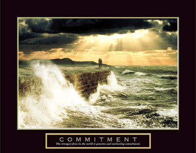 Oceanside "Commitment" Inspirational Poster - Front Line