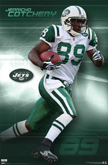 Jerricho Cotchery "Dynamo" New York Jets NFL Action Poster - Costacos 2009