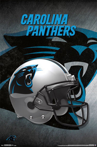 Carolina Panthers Official NFL Football Team Helmet Logo Poster - Trends International