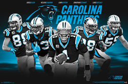 Carolina Panthers "Superstars" 5-Player NFL Action Poster - Trends International