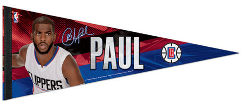 Chris Paul "Signature Series" LA Clippers NBA Premium Felt Collector's Pennant - Wincraft Inc.