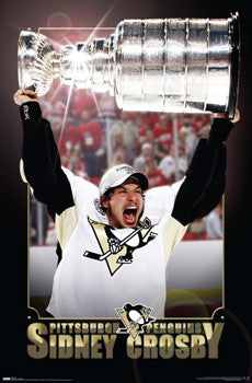 Sidney Crosby "Holy Grail" 2009 Stanley Cup Poster - Costacos Sports