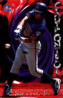 Jose Cruz Jr. "Cruz Control" Toronto Blue Jays Poster - Costacos 1998