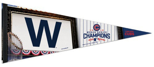 Chicago Cubs 2016 World Series Champions Premium Felt Collector's Pennant - Wincraft