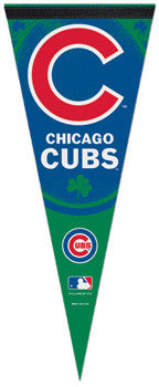 Chicago Cubs "Lucky Clover" Premium Felt Pennant - Wincraft