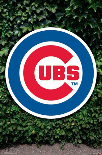 Chicago Cubs Official MLB Baseball Team Logo Poster - Trends International