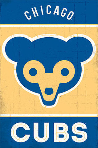 Chicago Cubs Bear Cub Retro 1962-78 Alternate Logo Official MLB Team  Poster - Costacos – Sports Poster Warehouse