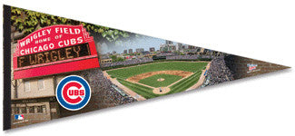 Chicago Cubs Wrigley Field Oversized Premium Pennant
