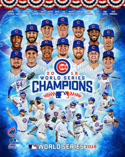 Chicago Cubs 2016 World Series Champions 14-Stars Premium Poster Print - Photofile Inc.