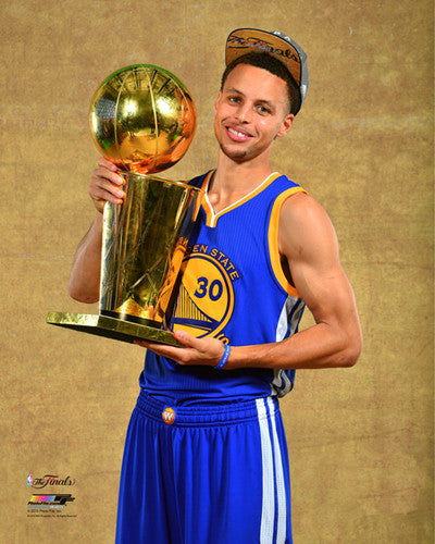 Stephen Curry "Golden Boy" 2015 NBA Champion Golden State Warriors Premium Poster - Photofile