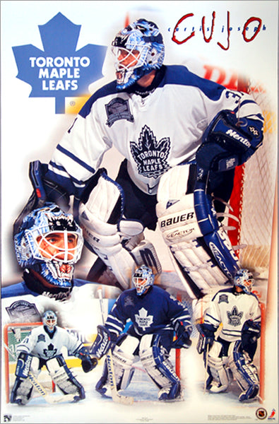 Curtis Joseph "Masterpiece" Toronto Maple Leafs Goalie Action Poster - Norman James Corp. 1999