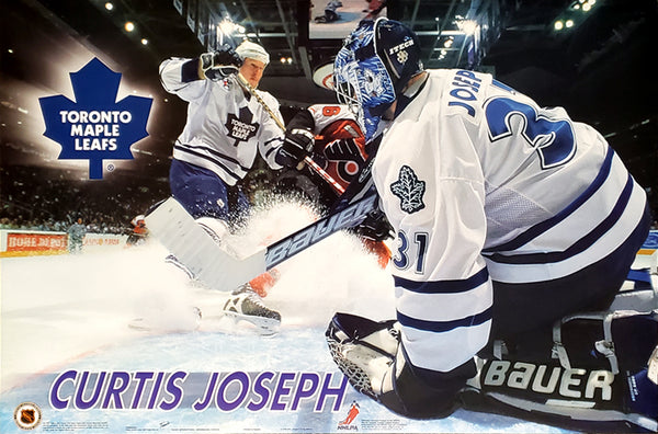 Curtis Joseph "Netcam" Toronto Maple Leafs NHL Goalie Action Poster - T.I.L. 2000