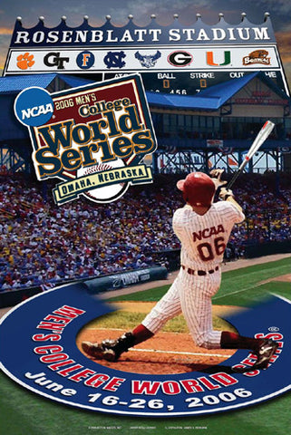 NCAA Baseball College World Series 2006 Official Poster - Action Images