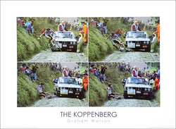 Cycling Tour of Flanders "The Koppenberg" (Jesper Skibby 1987) Classic Poster Print - Graham Watson