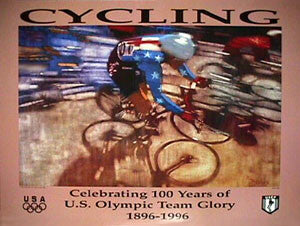 USOC Cycling '96 Poster - Fine Art Ltd.