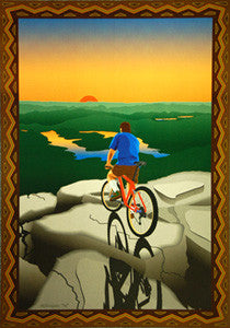 Bicycle Riding "Cycling Heaven" Art Poster Print - McIntosh 1996