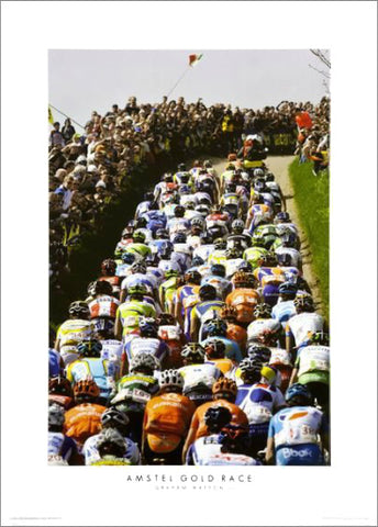 Amstel Gold Race "The Gauntlet" Cycling Poster Print - Graham Watson Inc.