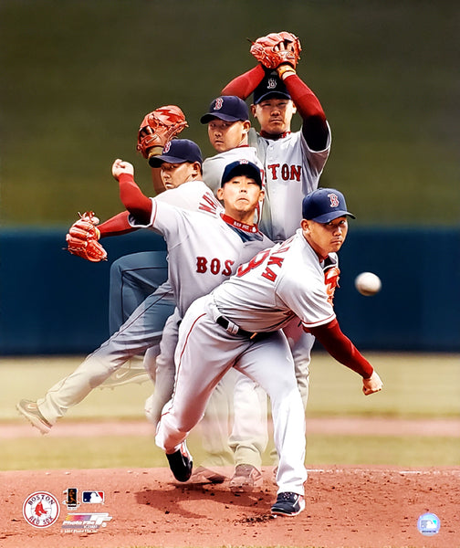 Daisuke Matsuzaka "The Pitch" Boston Red Sox Premium Poster Print - Photofile 2007