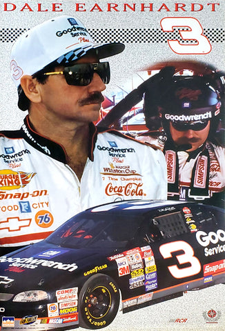 Dale Earnhardt "Classic" NASCAR Stock Car Racing Action Poster - Starline Inc. 1998