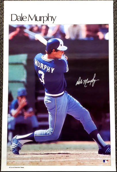 Dale Murphy Superstar Atlanta Braves Vintage Original Poster
