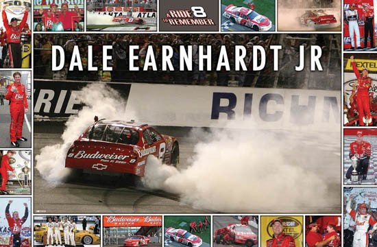 Dale Earnhardt Jr. "#8 Forever" Commemorative NASCAR Poster - Time Factory 2007