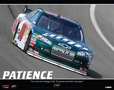 Dale Earnhardt Jr. "Patience" NASCAR MotorVational Poster - Time Factory 2009